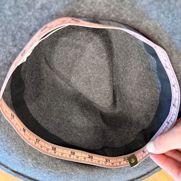 Toucan Collection Gray Wool Fedora Hat New York NWOT Made‎ In USA